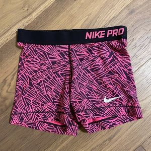 Small - Black & Pink Nike Pros